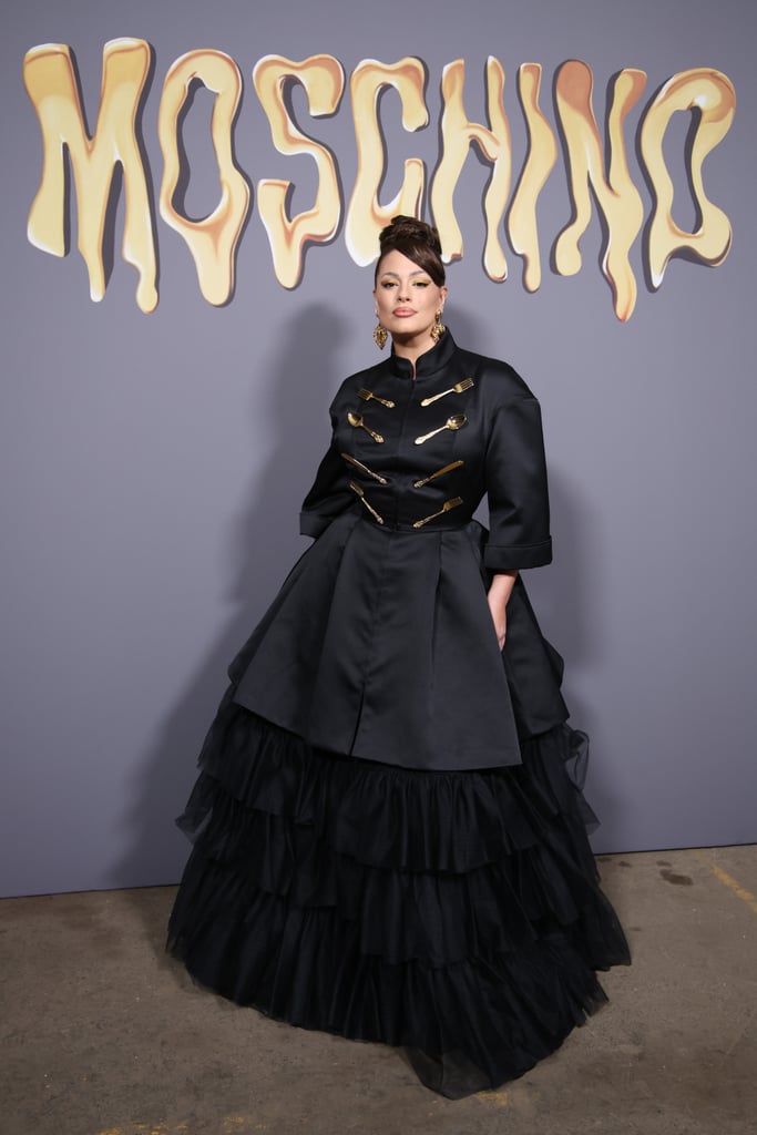 Ashley Graham's Fork and Spoon Dress at Milan Fashion Week