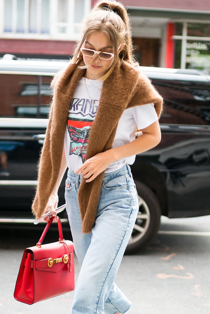 Gigi Hadid's Red Sock Boots