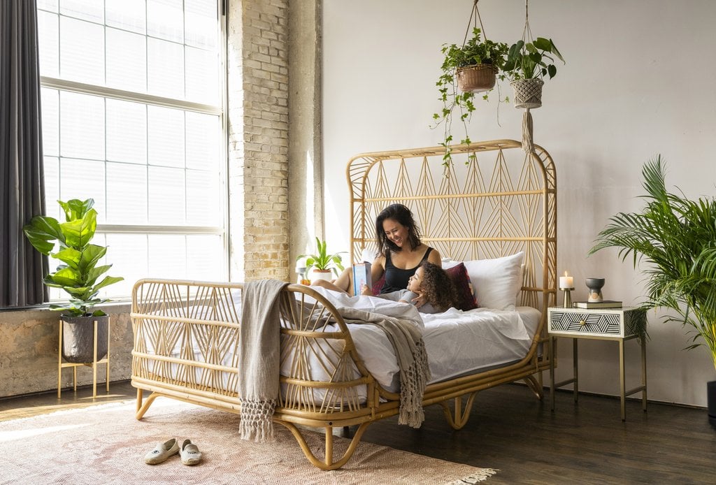 Edloe Finch Furniture Co. Yara Rattan Bed