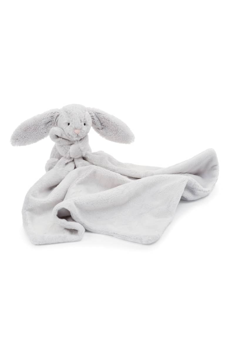 Jellycat "Grey Bunny Soother" Blanket