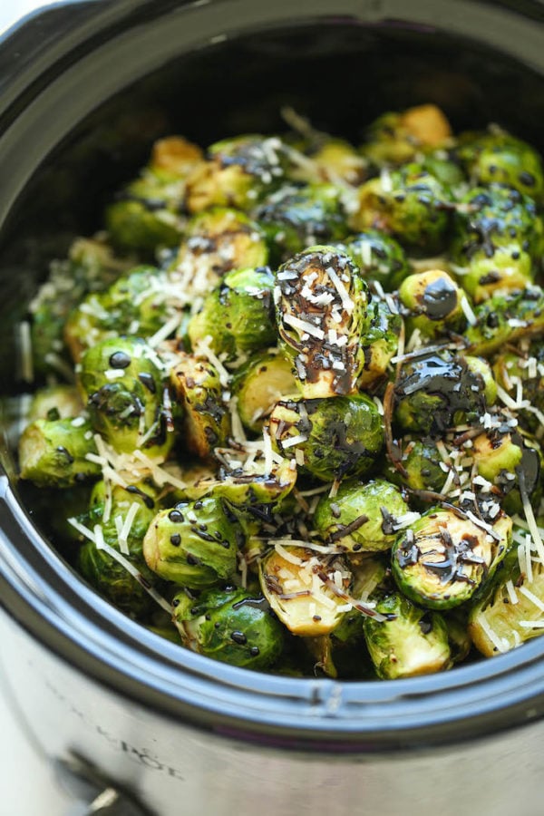 Slow-Cooker Balsamic Brussels Sprouts Slow-Cooker Balsamic Brussels Sprouts