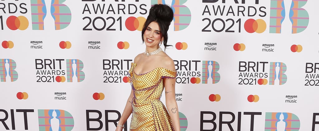 Dua Lipa's Yellow Vivienne Westwood Dress at the BRIT Awards