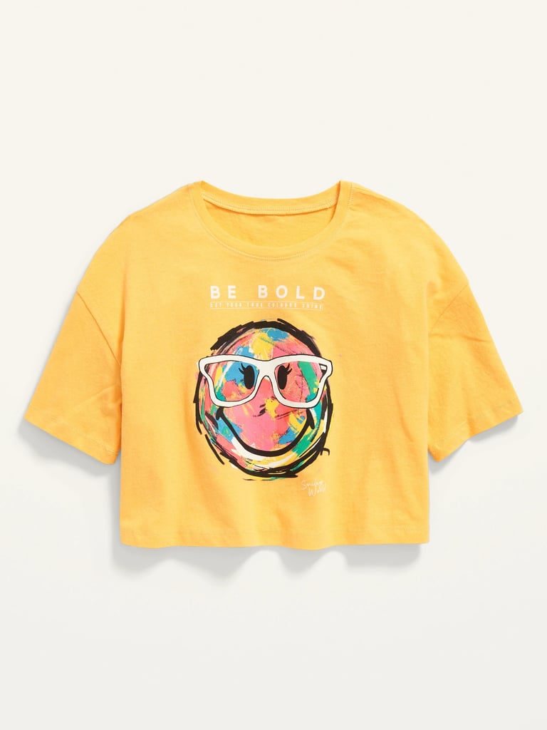 Old Navy Loose Licensed Pop-Culture Cropped T-Shirt for Girls