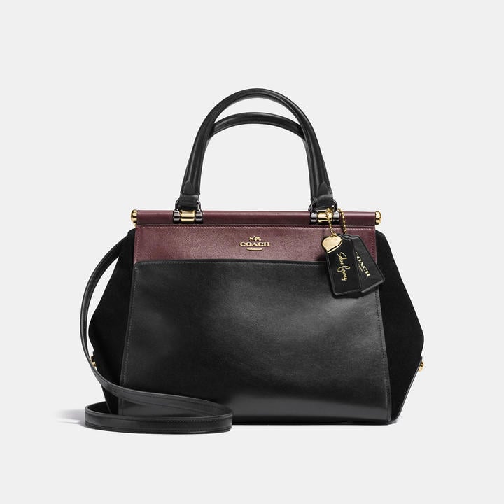 Coach Selena Grace Bag In Colorblock Mixed Leathers