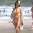 Alessandra Ambrosio's Splashy Bikini Was Completely Transformed With Just Her Cover-Up