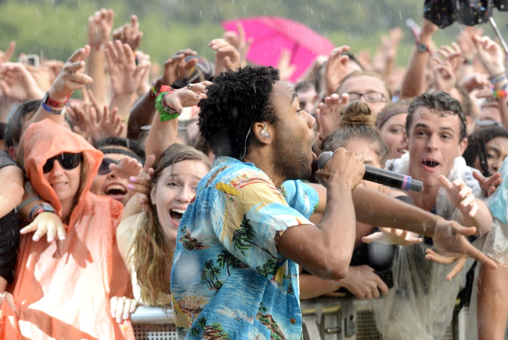 Donald Glover got up close and personal with fans in 2014.
