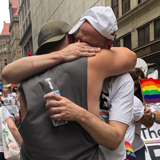 Dad Offers Free Hugs at Pittsburgh Pride Parade 2019