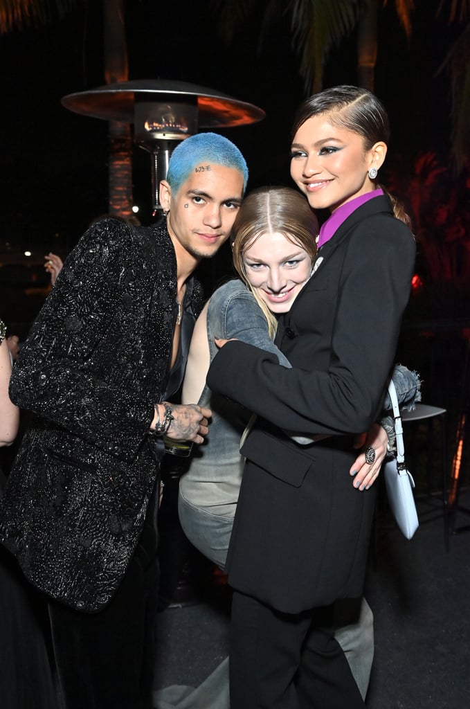 "Euphoria" Costars Zendaya, Hunter Schafer, and Dominic Fike at the 2022 Oscars