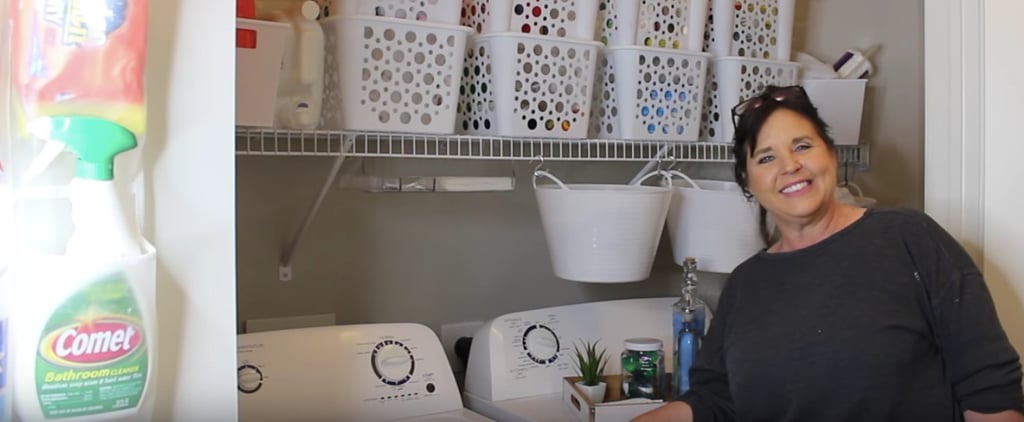 Woman Transforms Tiny Laundry Room With Dollar Tree Products, and We're Out of Excuses