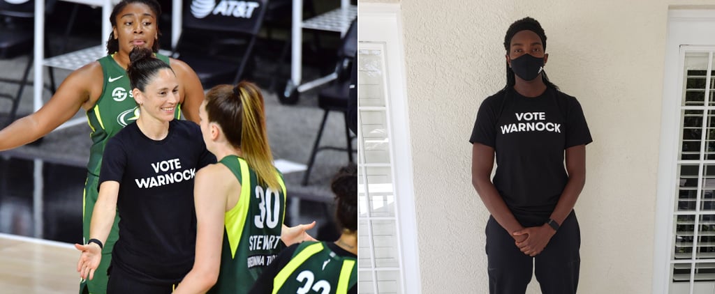 Why WNBA Players Are Wearing "Vote Warnock" Shirts