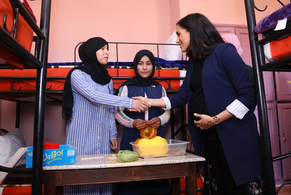 Prince Harry Meghan Markle Visit School on Morocco Tour 2019