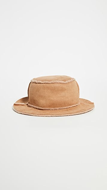 Hat Attack Faux-Shearling Reversible Bucket Hat