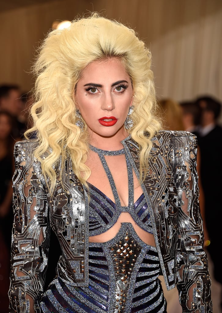Lady Gaga's Hair and Makeup at the 2016 Met Gala