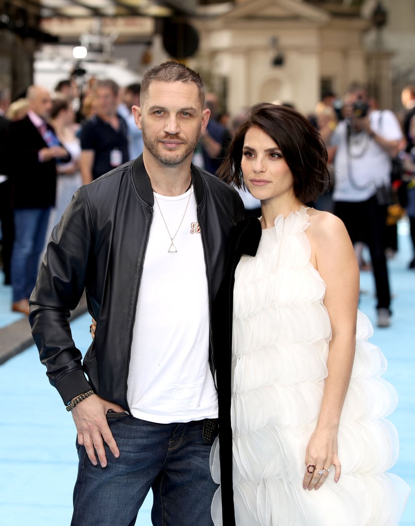 Tom Hardy and Charlotte Riley Swimming With Men Premiere