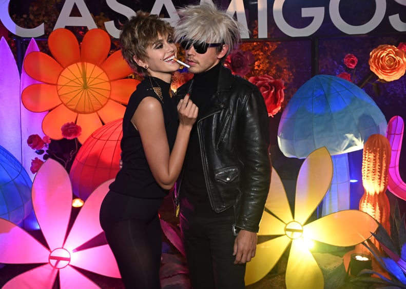 Austin Butler and Kaia Gerber as Andy Warhol and Edie Sedgwick in 2023