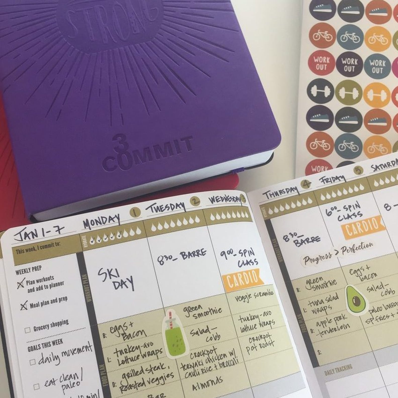 Health and Fitness Planners and Journals POPSUGAR Fitness