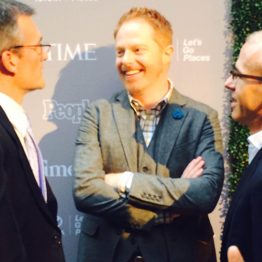 On Friday, Jesse Tyler Ferguson enjoyed himself at People and Time's reception.