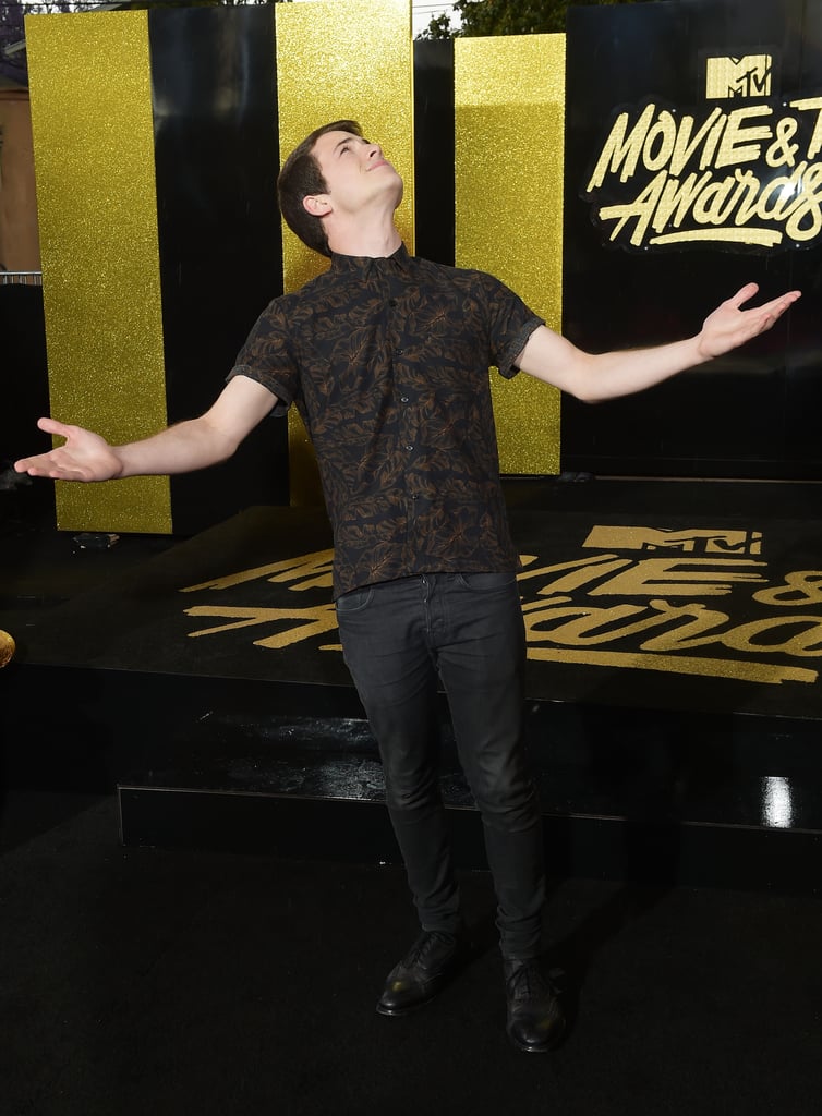 Dylan Minnette at the 2017 MTV Movie and TV Awards