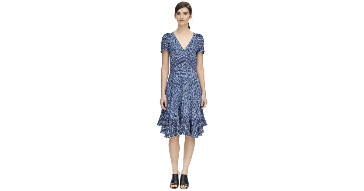 Rebecca Taylor Short Sleeve Tangier Paisley Dress ($450) | Candice ...