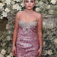 Florence Pugh's Sequin Micro Minidress Is Played Up by 6-Inch Platforms