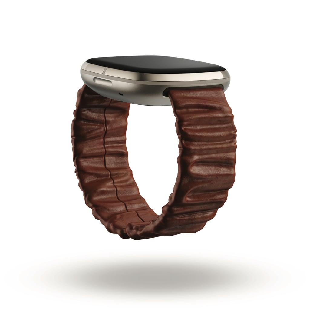 Brother Vellies Oak Leather Scrunchie Band