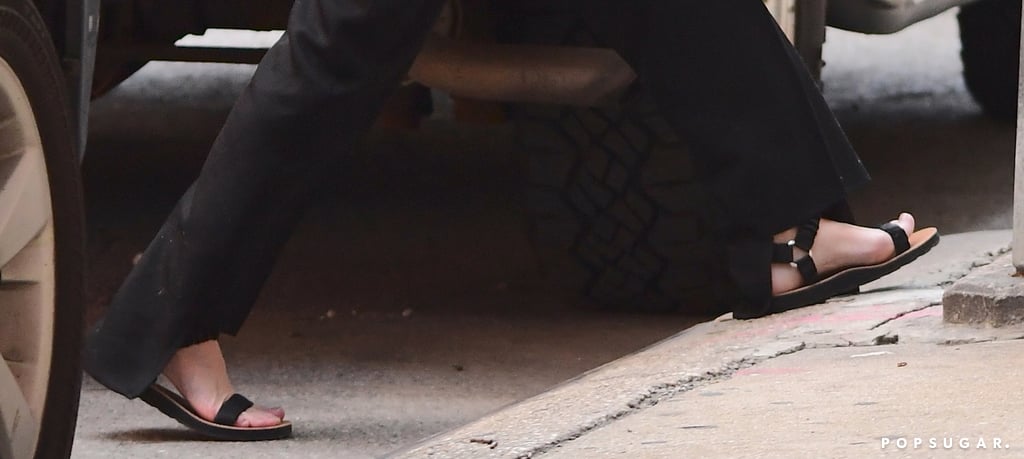 Mary-Kate Olsen Wearing The Row Sandals