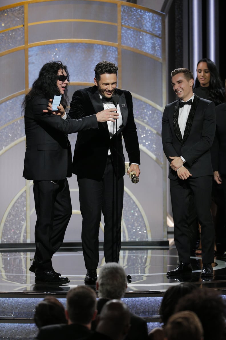 James Franco Lets His Brother and His Muse Crash His Speech