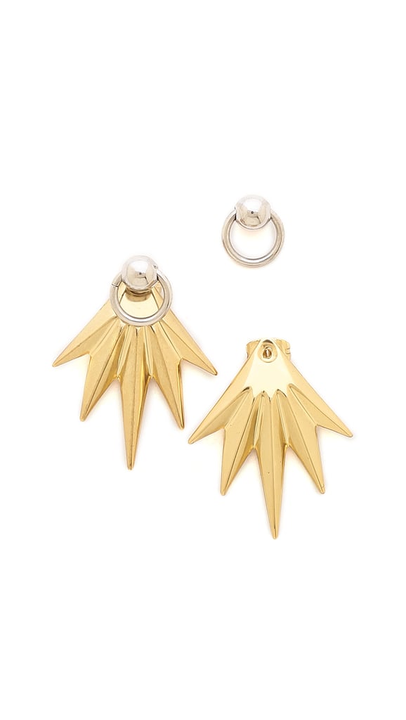 Luv Aj Flare Earrings FrontBack Earrings POPSUGAR Fashion Photo 3