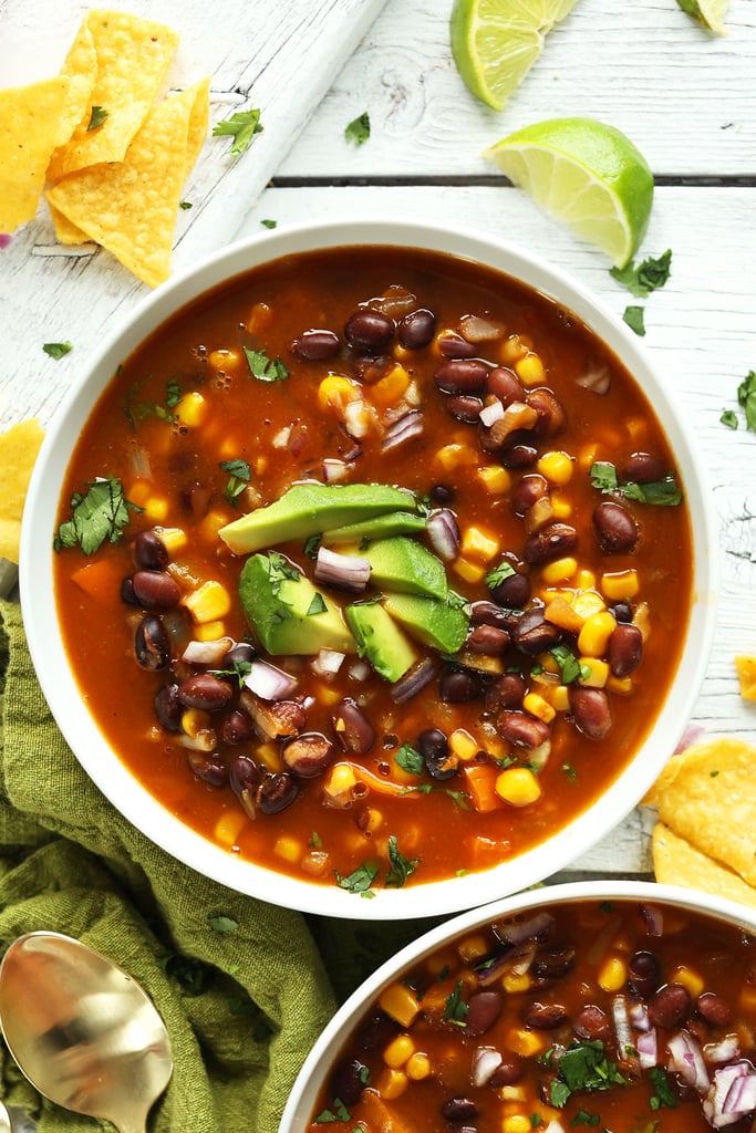 Vegan Chipotle Black Bean Tortilla Soup | Recipes With Canned ...