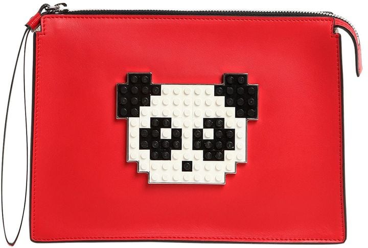 Les Petits Joueurs Panda Leather Pouch