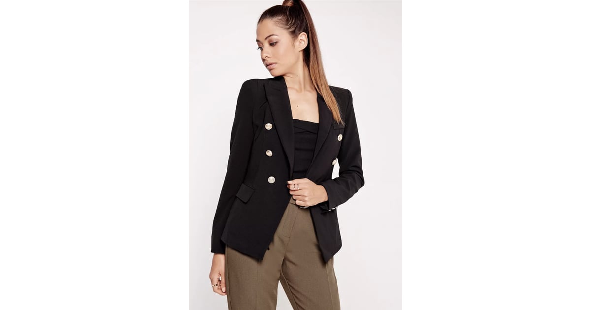 Missguided Military Style Blazer Best Blazers POPSUGAR Fashion Photo 7