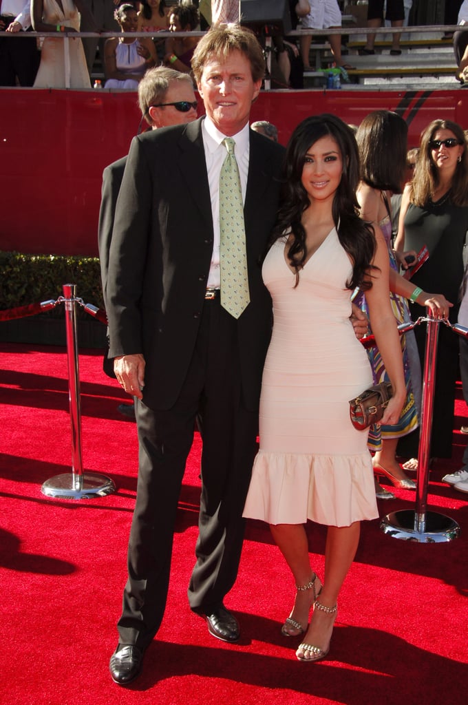 Kim accompanied her stepdad, Bruce Jenner, to the July 2006 ESPY Awards in LA.