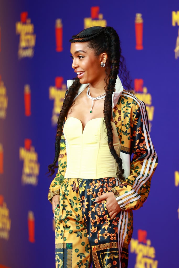 Yara Shahidi's Adidas Originals Tracksuit at the MTV Awards