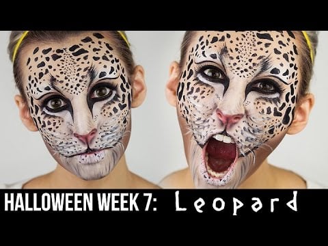 Snow-Leopard Cat Makeup
