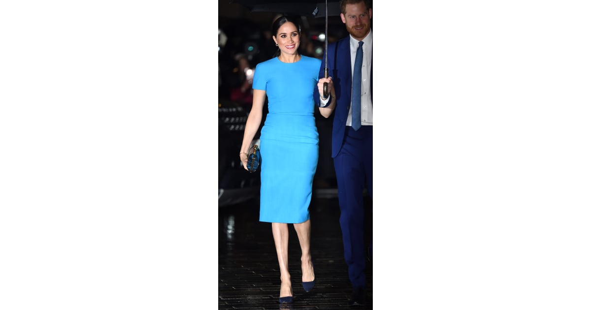 Meghan Markle's Blue Victoria Beckham Dress 2020 ...