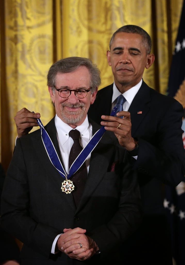 President Obama Awards Steven Spielberg and Barbra Streisand