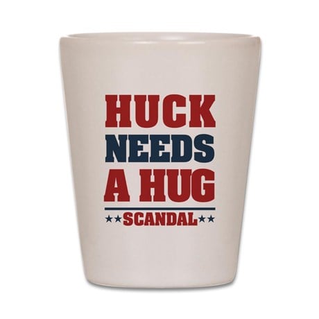 Huck Needs a Hug Shotglass ($15)
