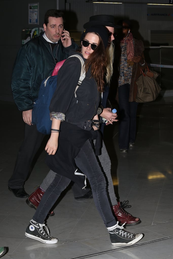 Kristen Stewart Leaving Paris