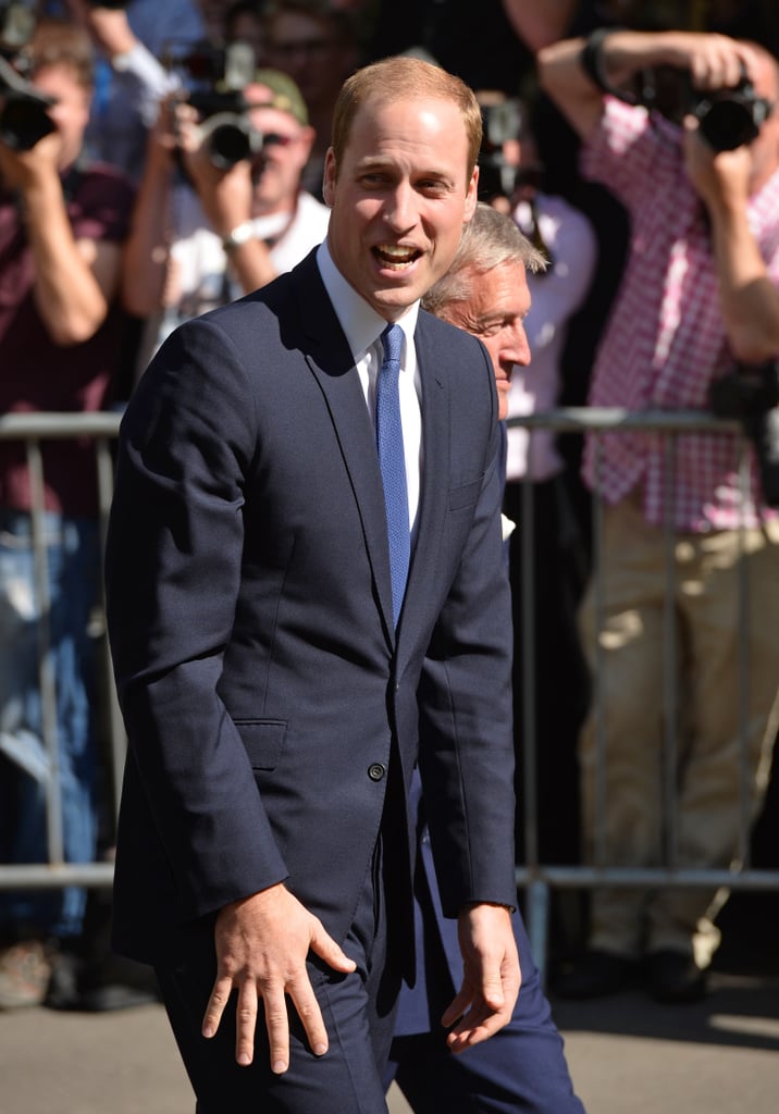 Prince William After Royal Baby Announcement | Photos