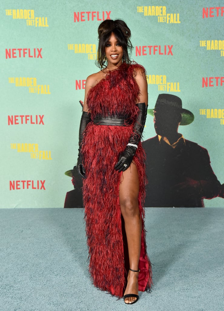 Kelly Rowland Supports JAY-Z at His Movie Premiere