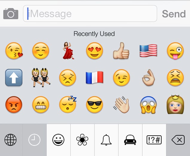 "Some of my biggest interests are represented here: dancing (twice), America, France, royals . . . I also apparently rely a lot on hand signals. And I'm always good for an emoji kiss sign-off." 
— Annie Gabillet, Living director