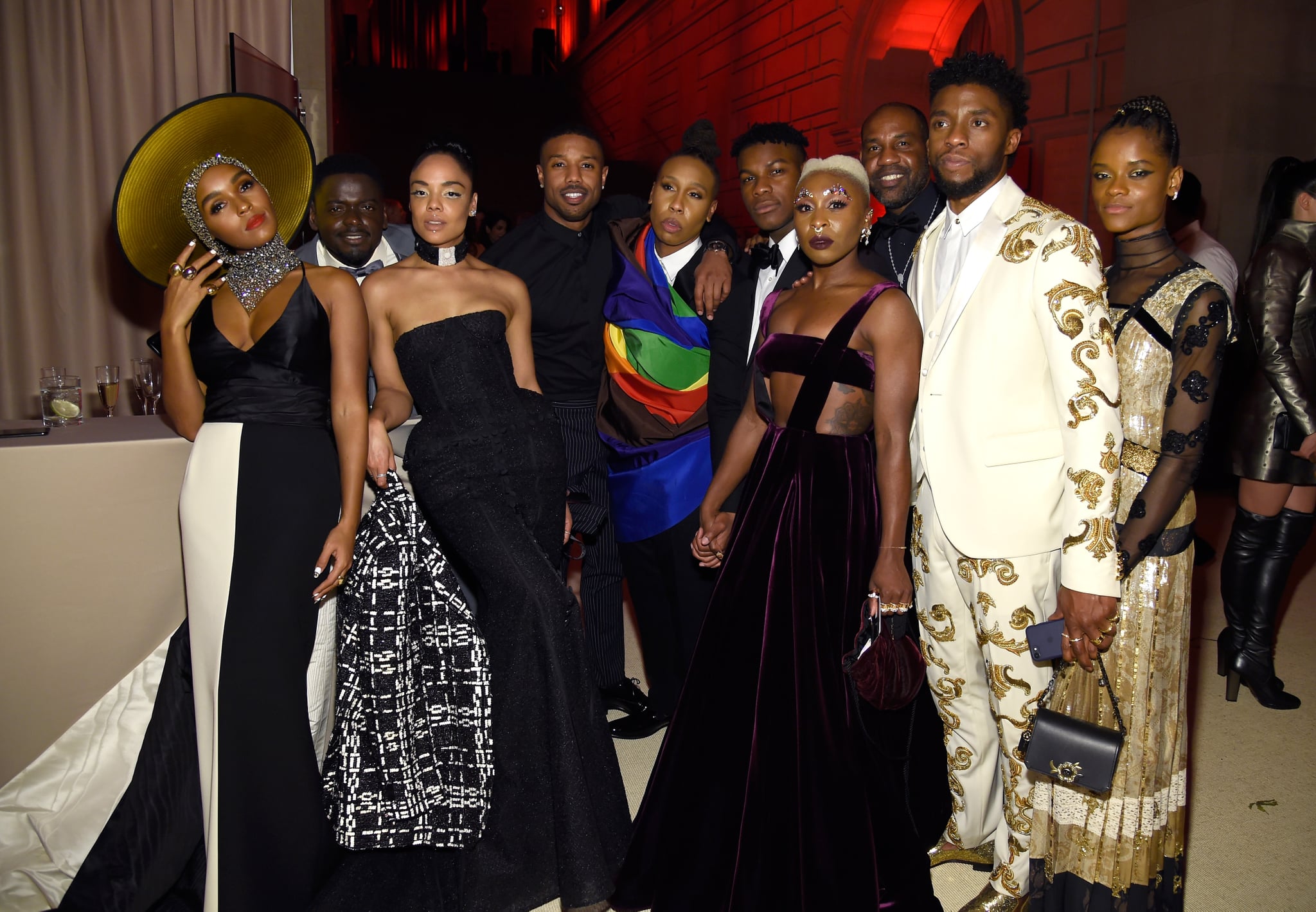 Pictured Janelle Monae Daniel Kaluuya Tessa Thompson Michael B 100 Met Gala Pictures That Will Put You In The Middle Of All The Magic Popsugar Celebrity Photo 157