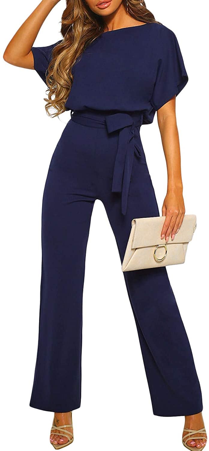 Cainkat Casual Belted Jumpsuit