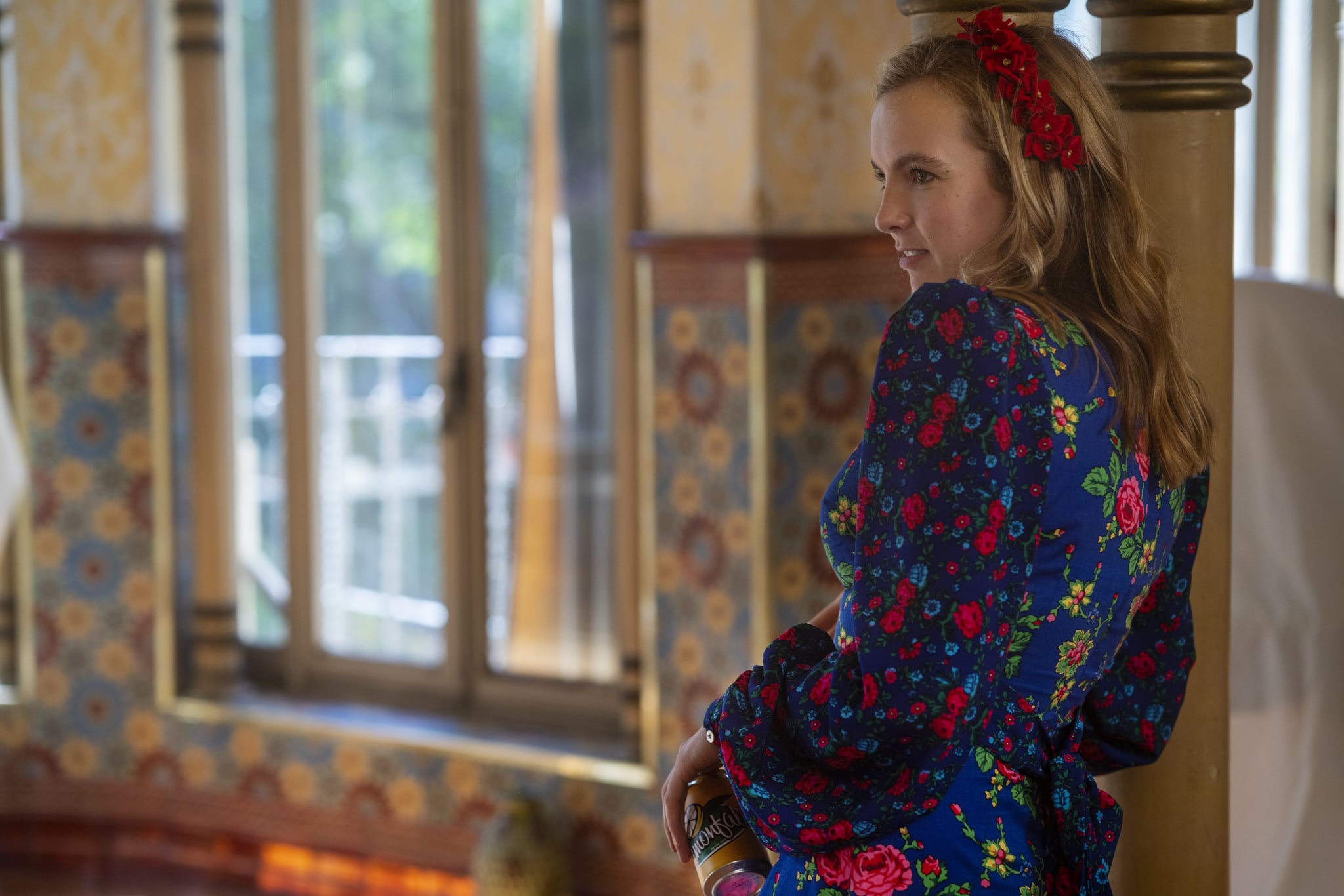 Killing eve blue flower dress clearance