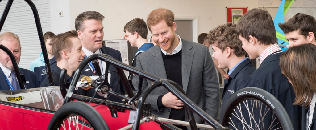 Prince Harry Visiting Silverstone Circuit Pictures