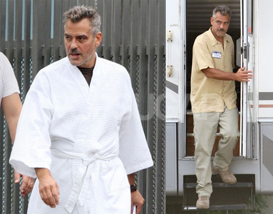 Clooney Hurt on Set