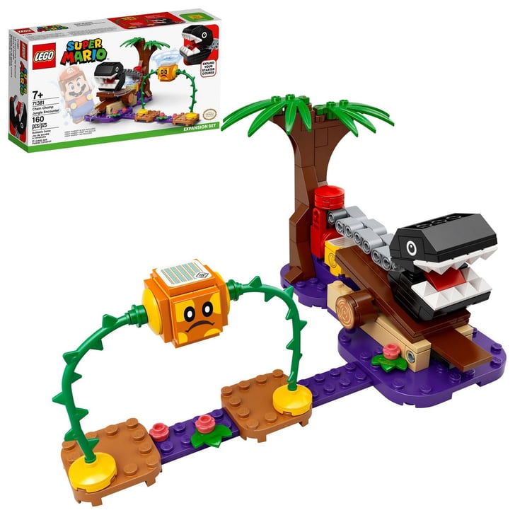lego super mario chomp jungle encounter expansion set
