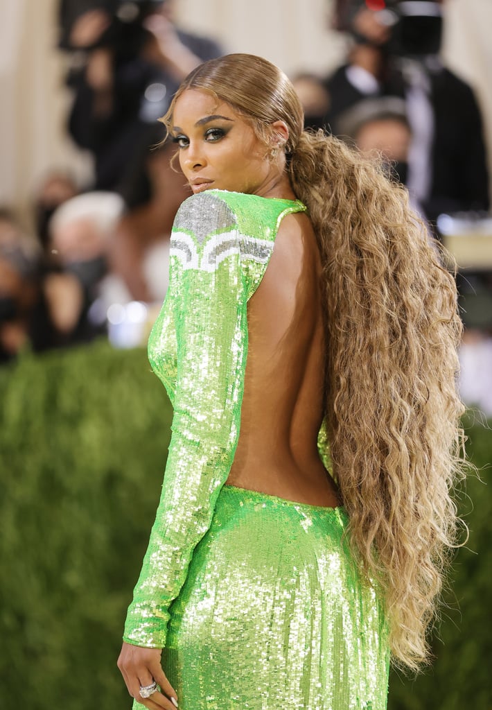 Ciara Debuted an Extra-Long Bronde Ponytail at 2021 Met Gala