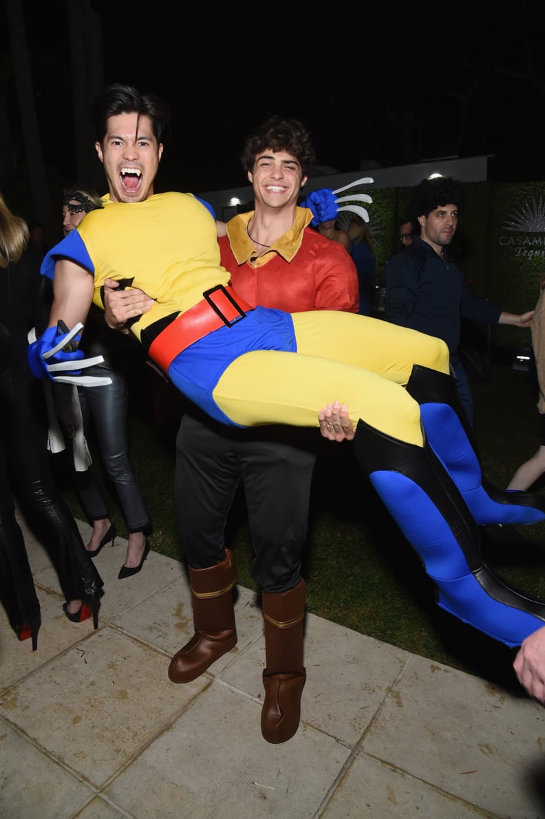 Ross Butler and Noah Centineo as Wolverine and Gaston