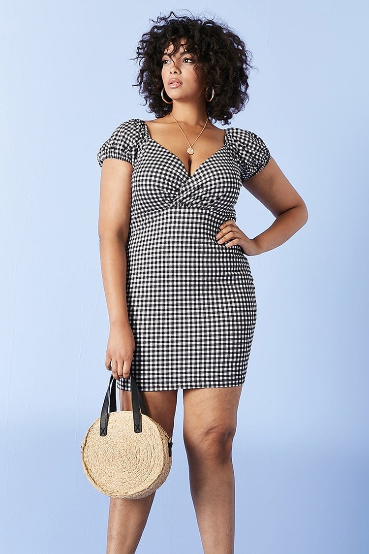 Forever 21 Plus Size Gingham Mini Dress